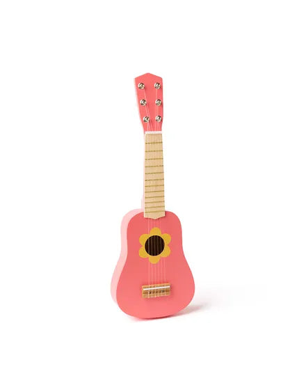 KID'S CONCEPT - Guitare rose à fleurs