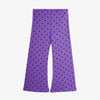 MINI RODINI - Legging flare violet à pois