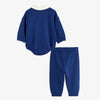 MINI RODINI - Ensemble body et pantalon bleu Society