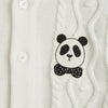 MINI RODINI - Combinaison en tricot blanc Panda