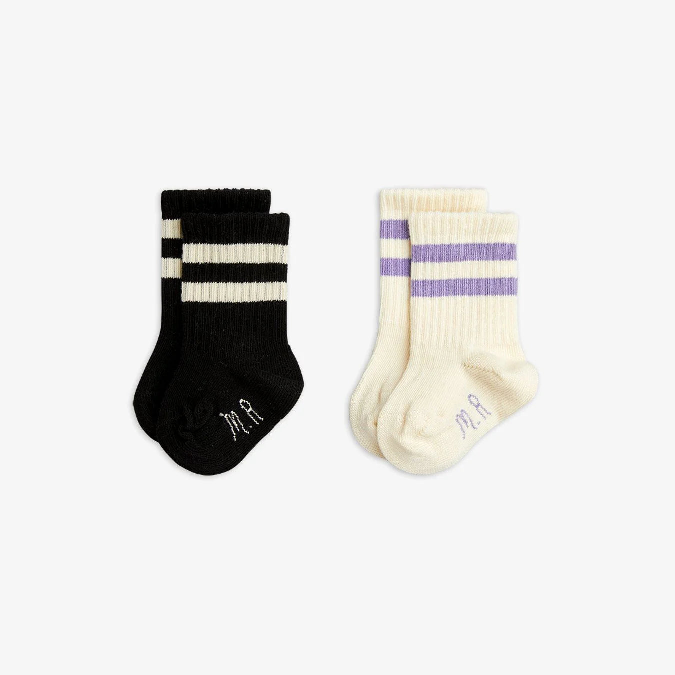 MINI RODINI - Pack 2 chaussettes Stripe bébé