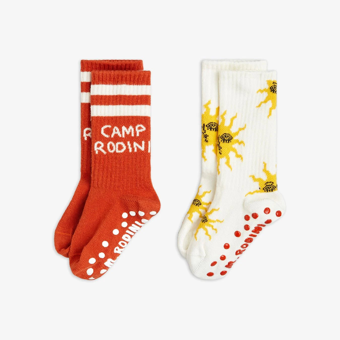 MINI RODINI - Pack 2 chaussettes antidérapantes Sun