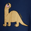 MINI RODINI - Sweat Dino bleu marine