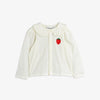 MINI RODINI - Blouse blanche en broderie Fraise