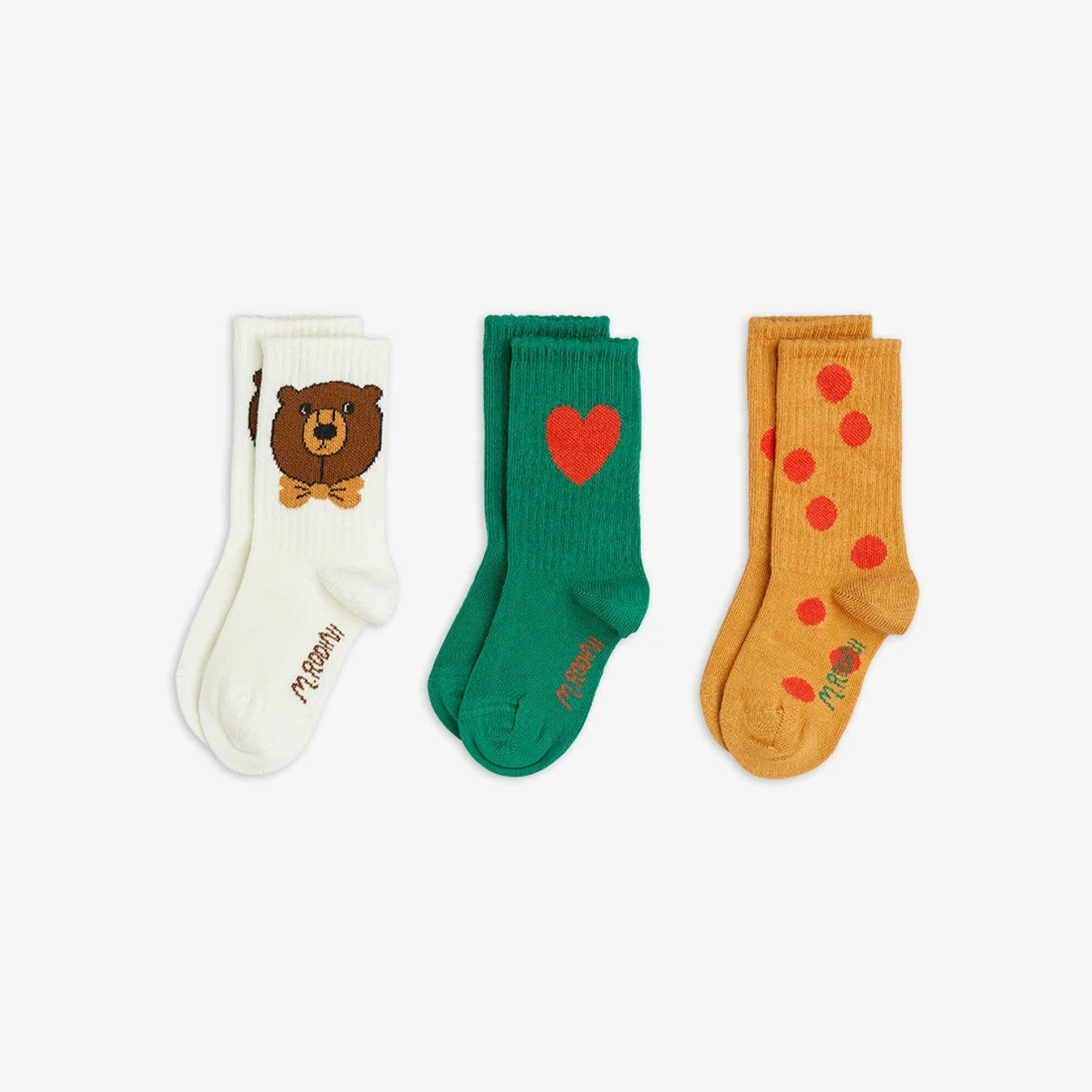 MINI RODINI - Pack 3 chaussettes Bear