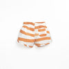 PLAY UP - Short de bain bébé rayé orange et écru