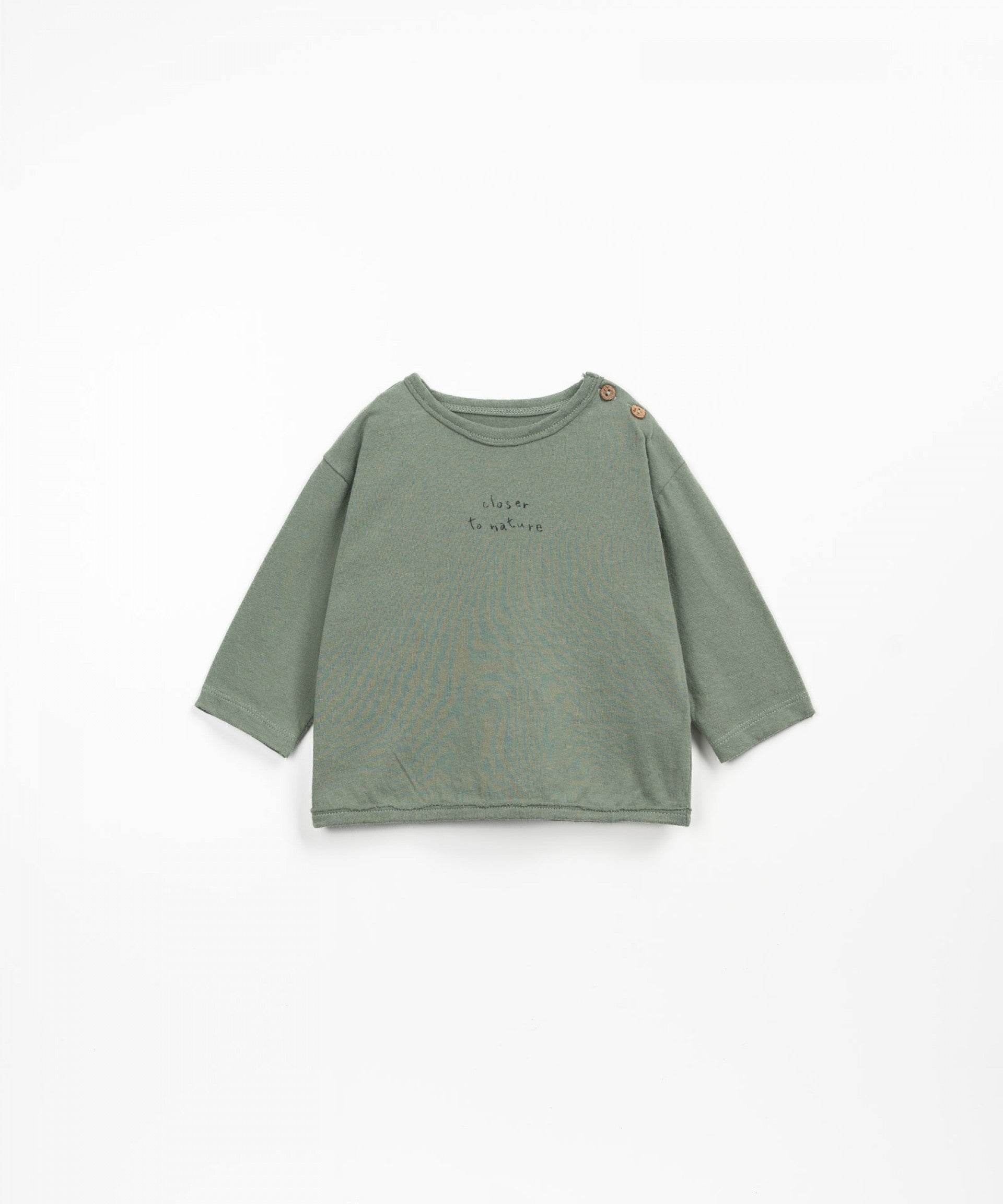 PLAY UP - Tee-shirt "Closer to nature" vert bébé