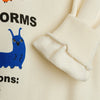MINI RODINI - Sweatshirt Velvet worms observations