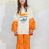 MINI RODINI - Sweatshirt Velvet worms observations