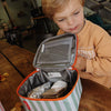 HELLO HOSSY - Lunch bag Green stripes