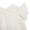 DONSJE - Ensemble bébé blouse et bloomer blanc