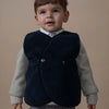 DONSJE - Gilet Monty Blue marine