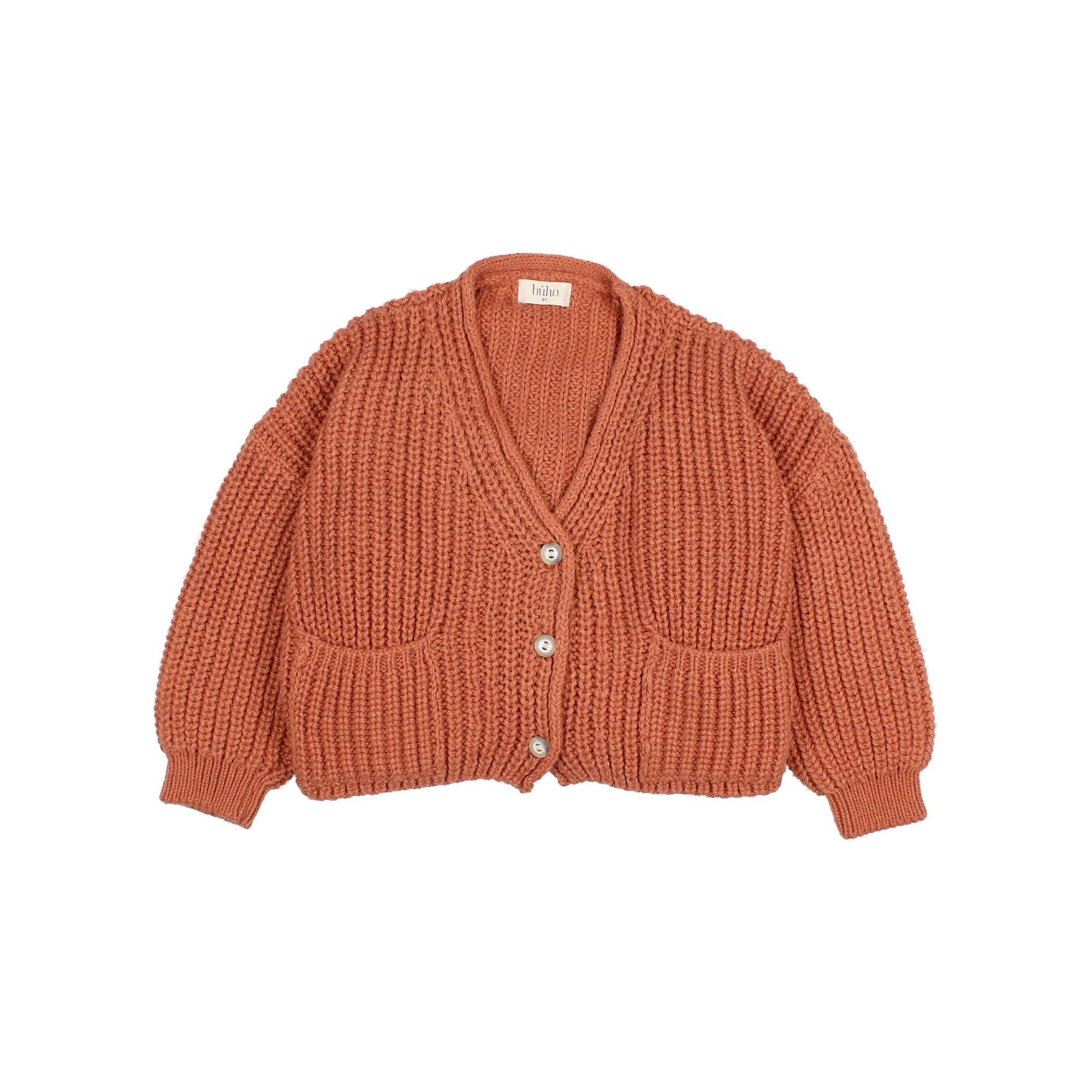 BUHO - Cardigan terracotta bébé