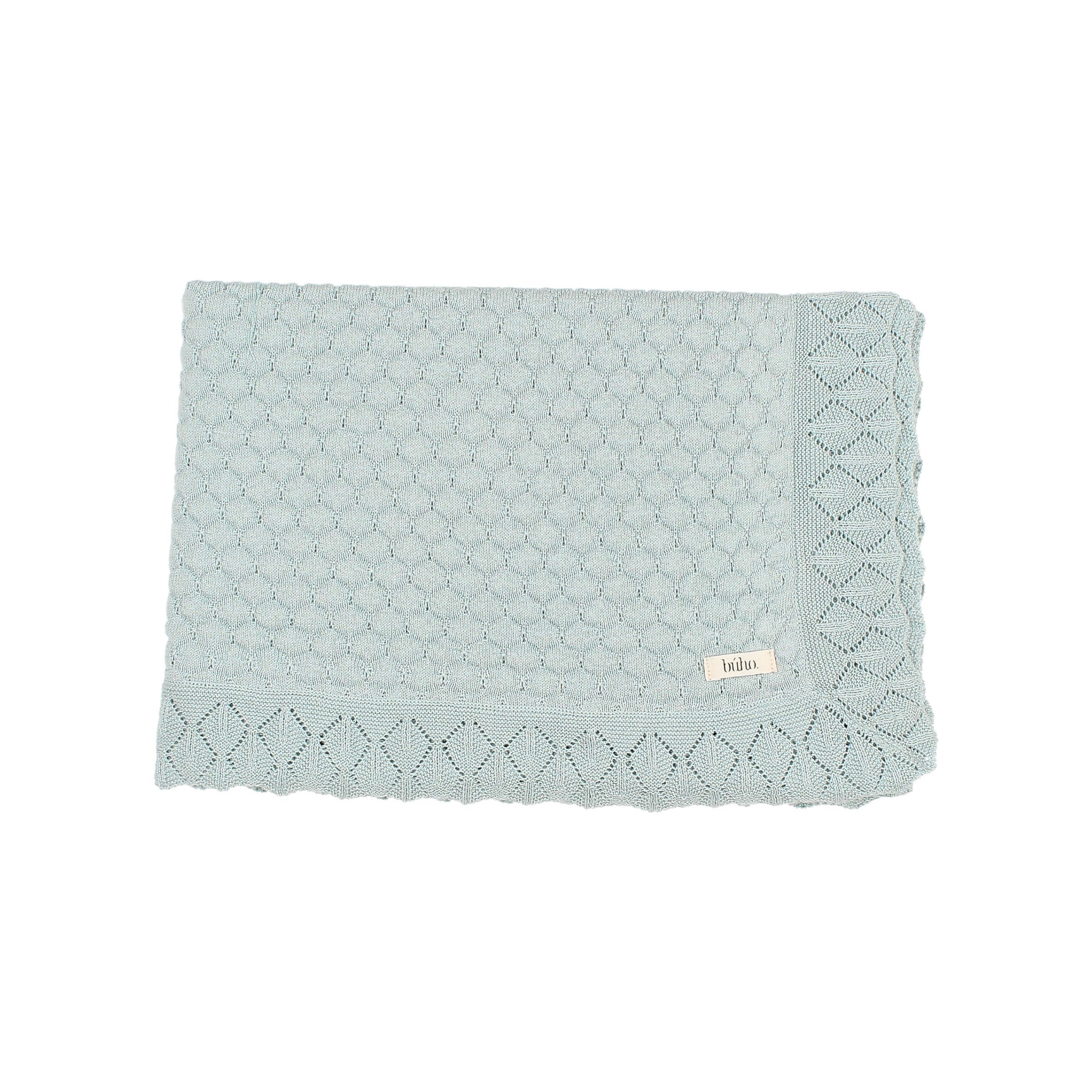 BUHO - Couverture en tricot almond