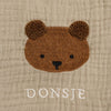 DONSJE - Couverture Ploekie Taupe Bear