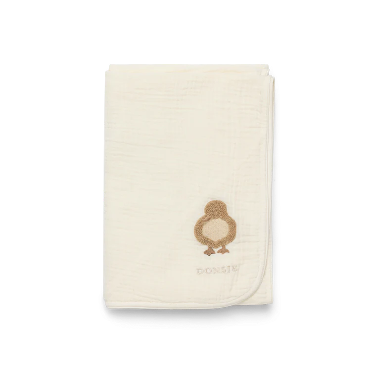 DONSJE - Couverture Ploekie Warm white Duckling