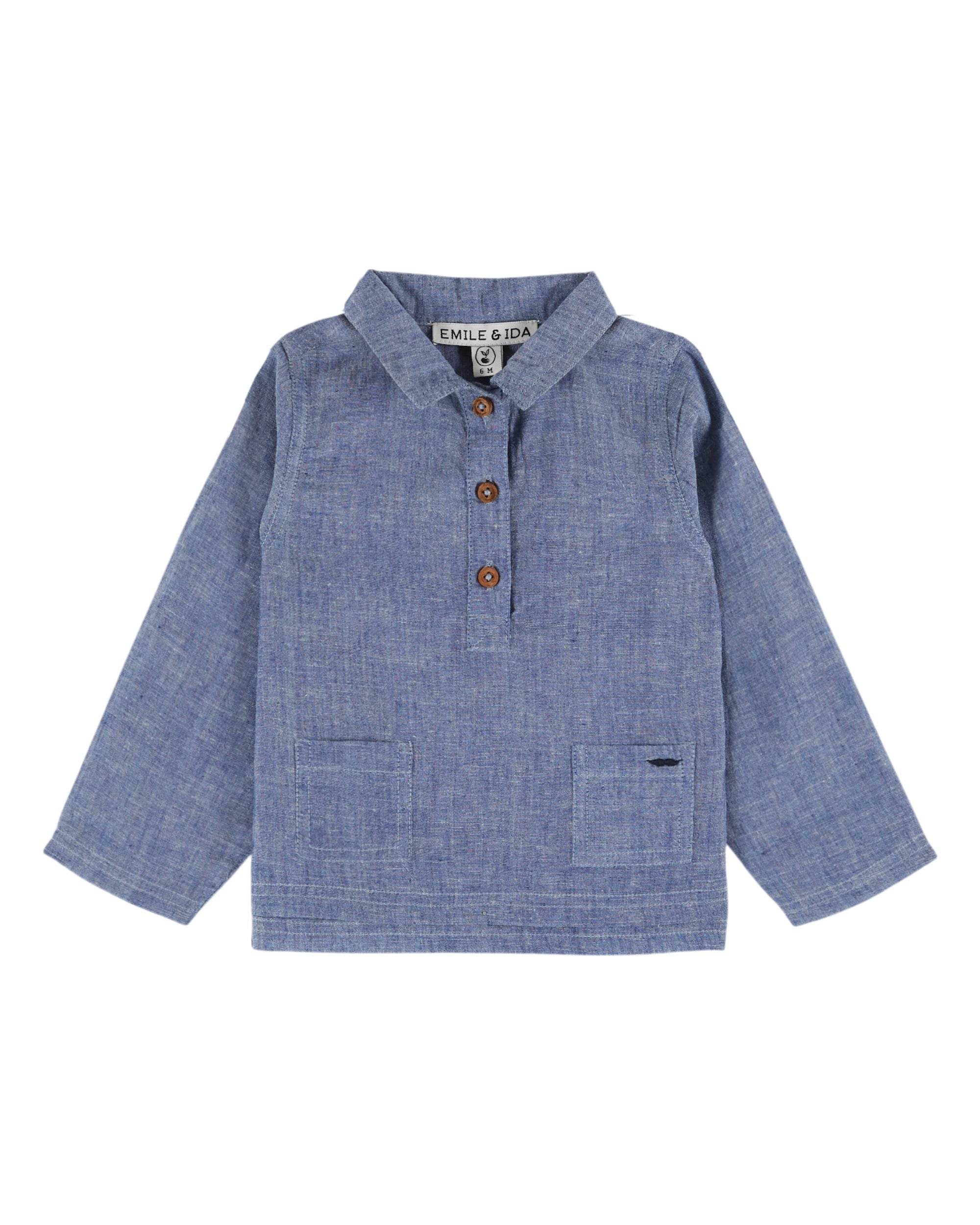 EMILE & IDA - Chemise chambray Kurta