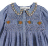 EMILE & IDA - Robe smockée Chambray