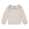 EMILE & IDA - Tee-shirt picoté Crème