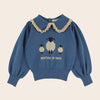 EMILE & IDA - Ensemble jean brodé et sweat mouton