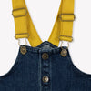 BONTON - Ensemble salopette denim et polo pesto