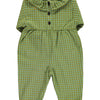 PIUPIUCHICK - Combinaison en vichy vert