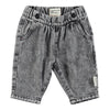 PIUPIUCHICK - Pantalon bébé washed black denim 25