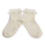 COLLEGIEN - Chaussettes Marie-Antoinette beige