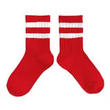 COLLEGIEN - Chaussettes Nico rouge