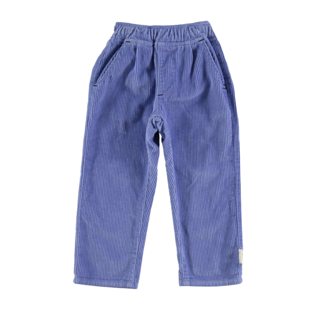 PIUPIUCHICK - Pantalon en velours violet bébé