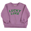 PIUPIUCHICK - Sweat violet "Lucky Luke" bébé