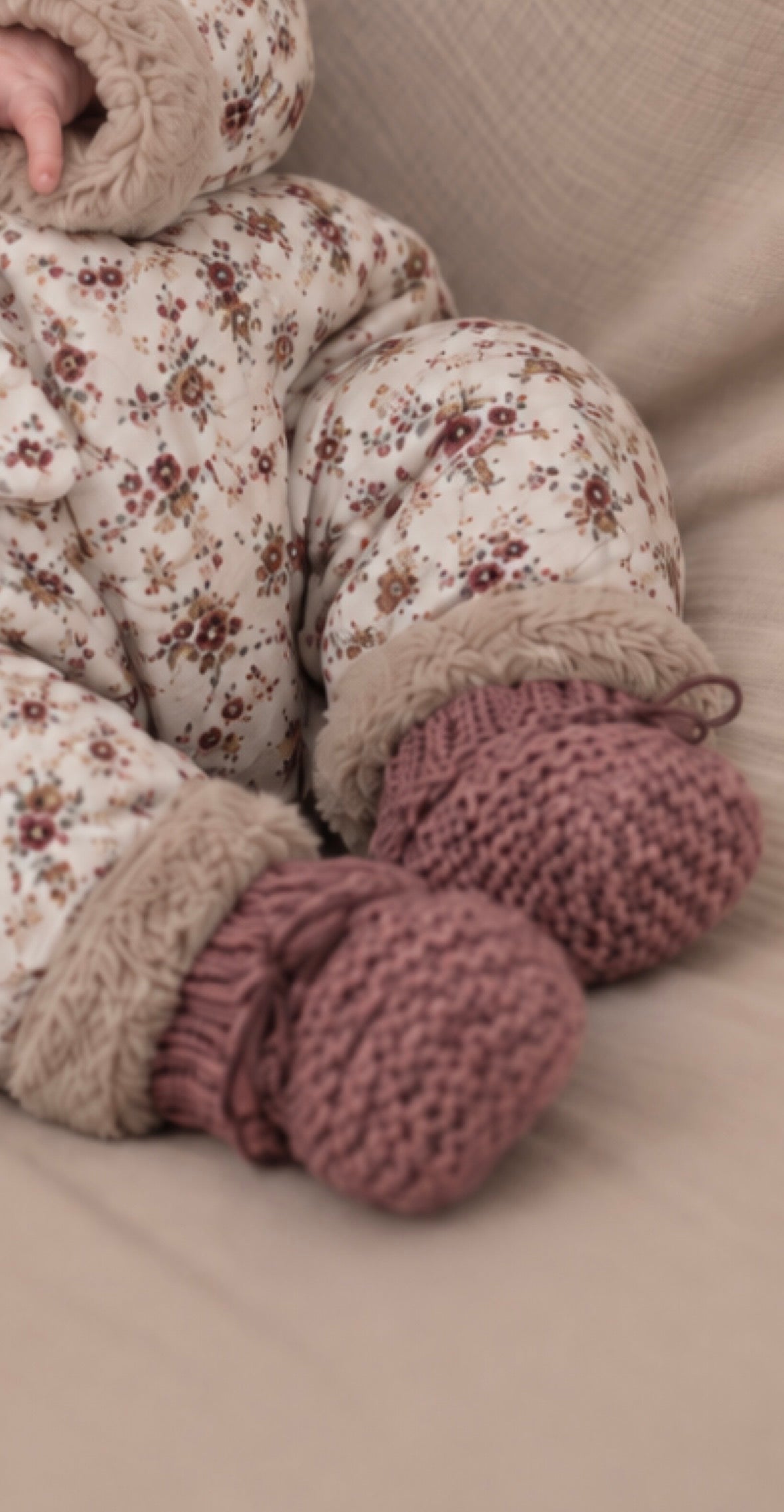 COTTON LITTLE THINGS - Chaussons en laine Mateo Vino