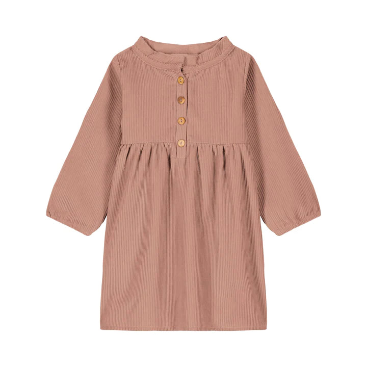 STUDIO BOHEME - Robe Vermont en velours rose