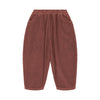 STUDIO BOHEME - Pantalon bébé Carrot en velours bordeaux