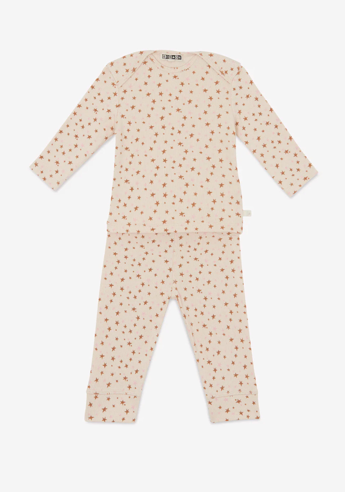 BONTON - Ensemble pyjama et gilet écru mouton