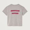 AMERICAN VINTAGE - Tee-shirt Fizvalley Gris chiné