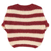 PIUPIUCHICK - Pull en tricot rayures bordeaux