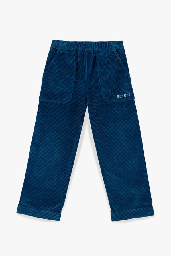 BONTON - Pantalon Itcha bleu malibleu