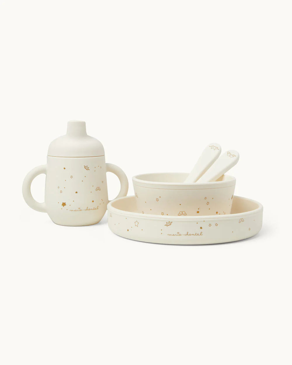 MARIE-CHANTAL - Set Repas en Silicone Star and Crown