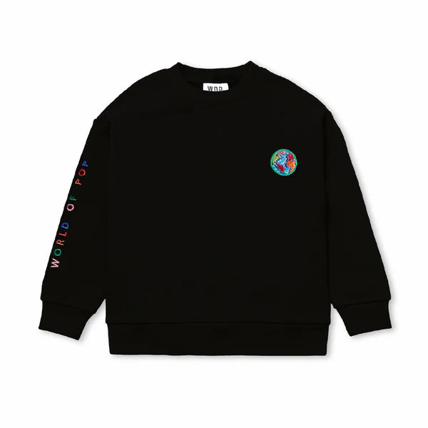 WORLD OF POP - Sweat noir WOP