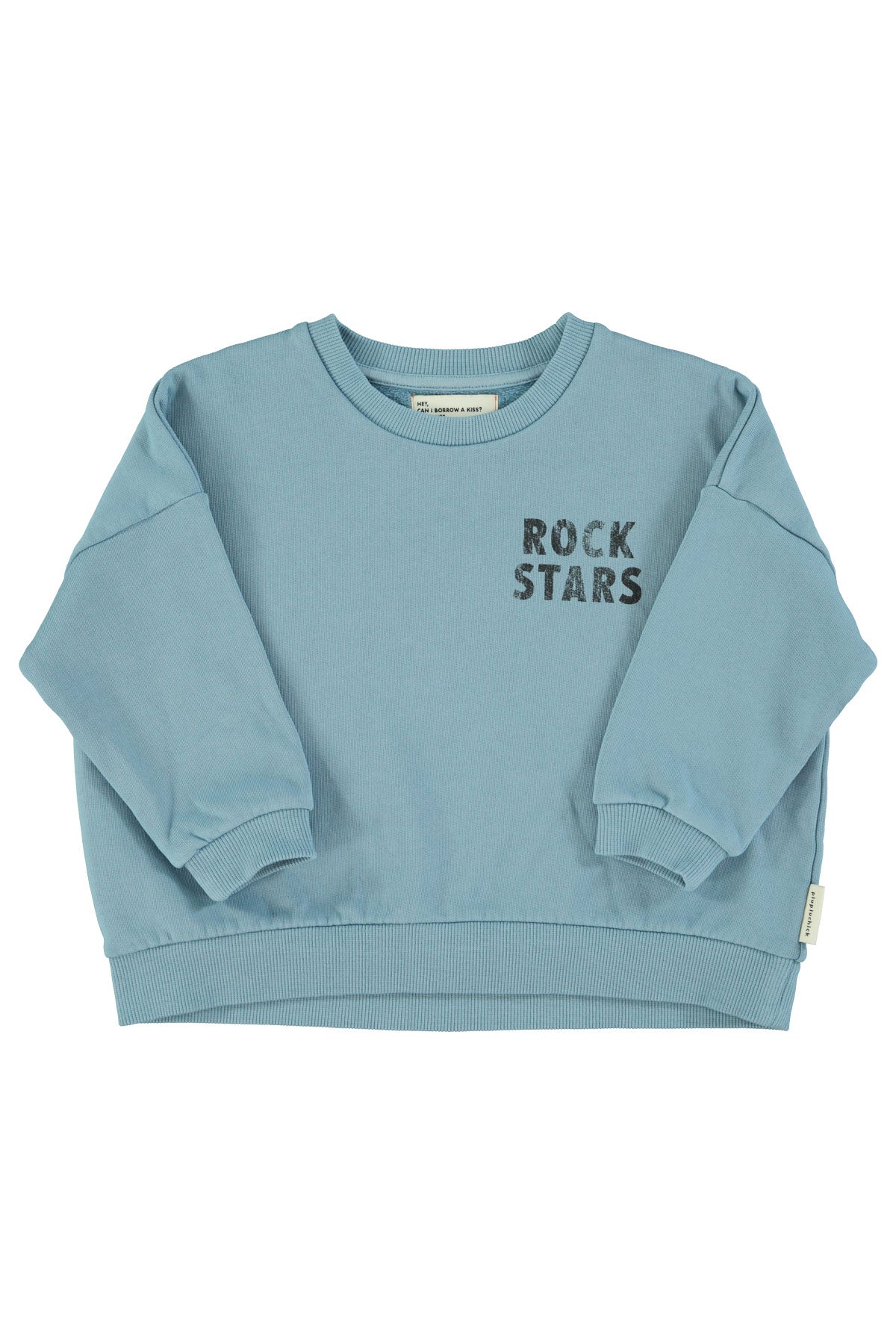 PIUPIUCHICK - Sweat bleu "Rock stars"