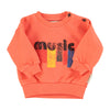 PIUPIUCHICK - Sweat orange "Music" bébé