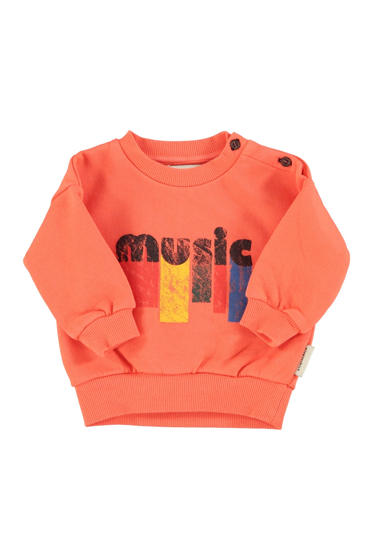 PIUPIUCHICK - Sweat orange "Music" bébé