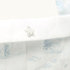 MARIE-CHANTAL - Panier de rangement Toile de Jouy bleu ciel