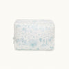 MARIE-CHANTAL - Trousse de toilette toile de jouy bleu ciel
