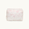 MARIE-CHANTAL - Trousse de toilette toile de jouy rose