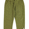 PIUPIUCHICK - Pantalon kaki fleurs noires