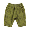PIUPIUCHICK - Pantalon kaki fleurs noires bébé