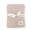 BABY SHOWER - Couverture tricot classic Nude