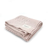 BABY SHOWER - Couverture tricot classic Nude
